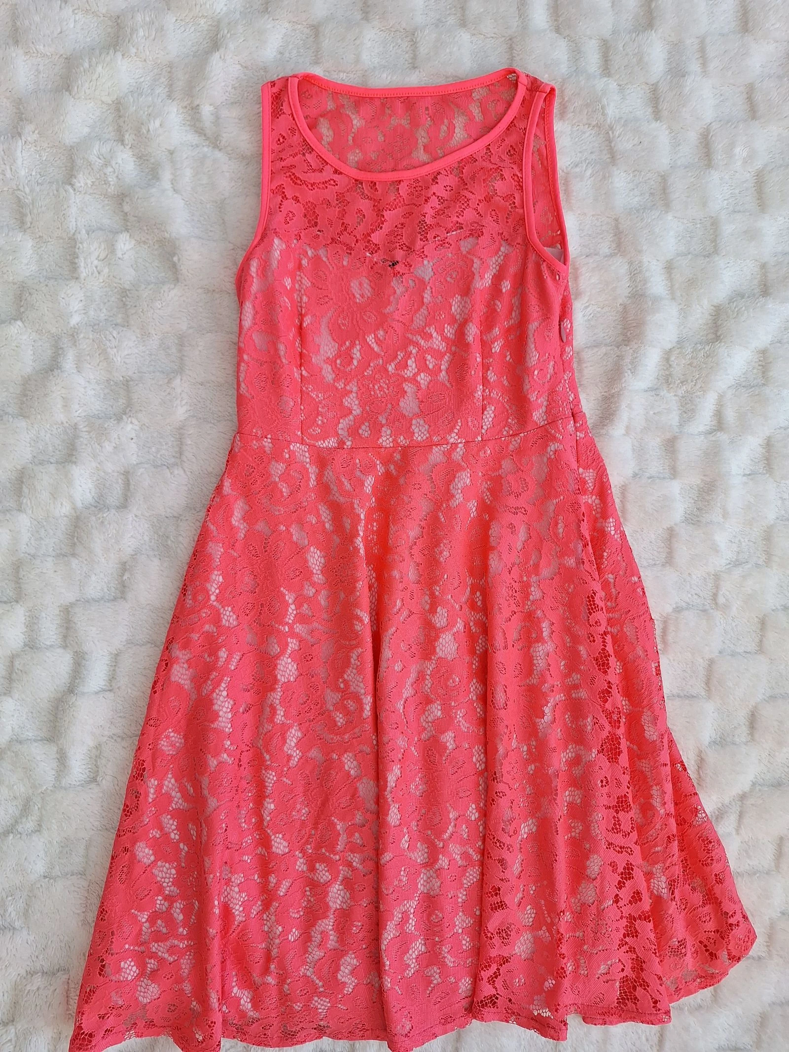 Roze midi jurk JBC maat 34